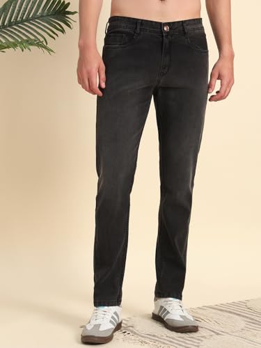 Image of Vogaan Regular Fit Stretchable Jeans for Men | Men's Stylish Denim Cotton Pants
