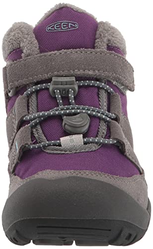 KEEN Kids' Knotch Chukka Mid Height Insulated Easy On Snow Boot2