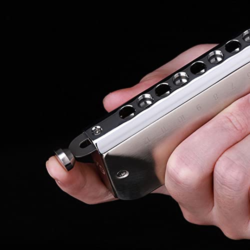 MEIeynt Harmonica Chromatique C, 12 Trous 48 Tune Orgue à Bouche Harmonica Chromatique Clé De C pour Adultes… - Les Beatles, Paul McCartney, John Lennon, RIngo Starr, George Harrison MEIeynt Harmonica Chromatique C, 12 Trous 48 Tune Orgue à Bouche Harmonica Chromatique Clé De C pour Adultes… – Image 7