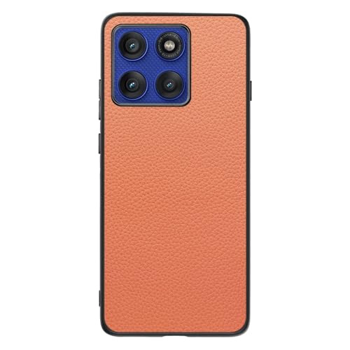 LOOF LUXURY-SHELL �{�v ���U�[ �X�}�z�P�[�X for motorola edge 60 pro / 60s pro �p �P�[�X �J�o�[ �X�g���b�v�z�[�� �V���v�� �ϏՌ� ���^ �y�� leather [�t���~���S]
