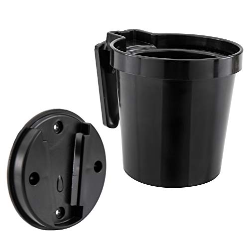 RecPro Ice Fishing Gear Wall Mount Cup Holder | Quick Disc Wall Mount | Holds Mugs Cups and Bait