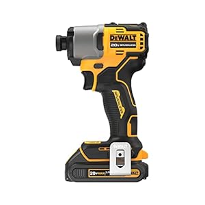 DEWALT 20V MAX 1/4 in. Brushless Cordless Impact Driver Kit with Battery and Charger Included (DCF840C2)