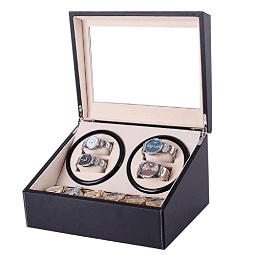 Estuche para relojes automáticos bobinadora con compartimento de accesorios el regalo perfecto 4