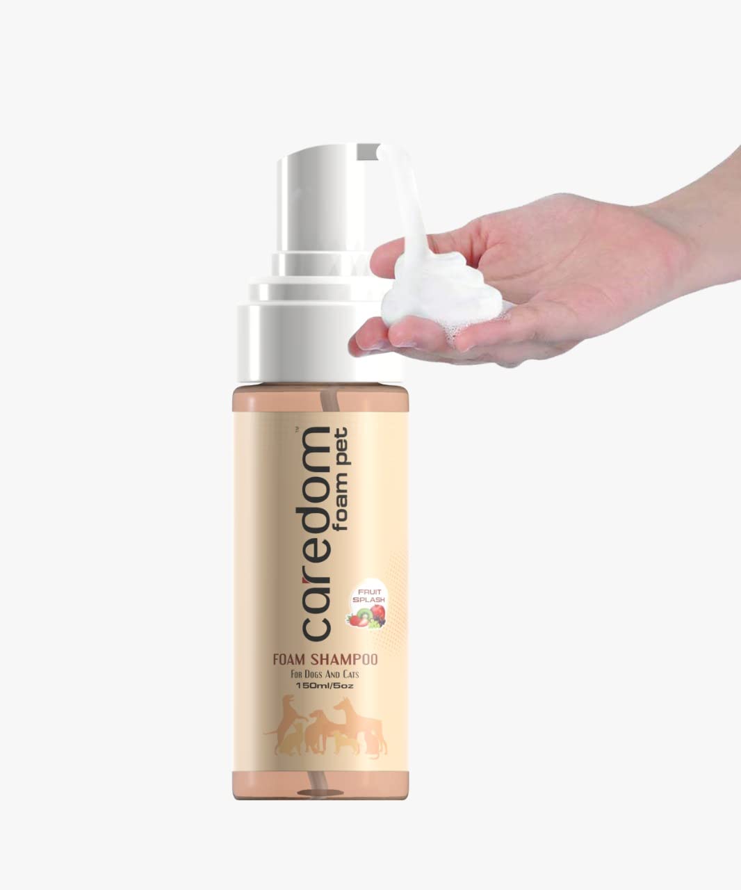 Caredom Foam Pet Dry Shampoo for Dogs & Cats Dry Shampoo for Quick