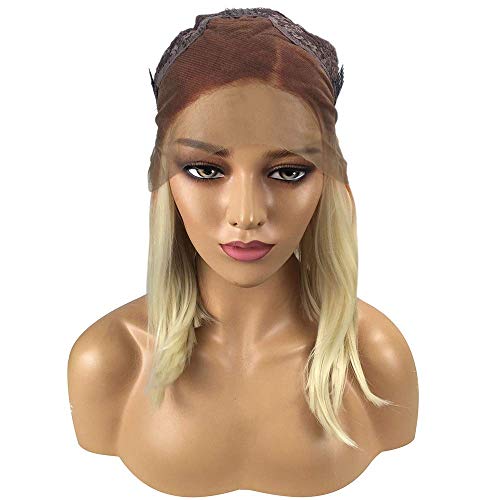 Perruque lace front cheveux raides dégradé pour masquer la perte de volume - 6