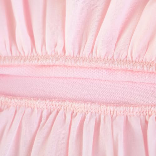 Image of Girls Cotton Long Sleeve Casual Cartoon Appliques Striped Jersey Dresses
