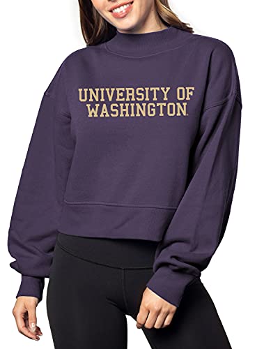 Chicka-d Women's Standard Haily Sweatshirt, Purple, X-Large