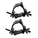 Clips de lampe en alliage d'aluminium : les crochets d'éclairage robustes peuvent maintenir les lampes fermement et de manière stable, vous pouvez donc les utiliser en toute confiance, clips d'éclairage de scène