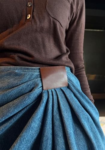 Womens Wide Leg Baggy Jeans Mid Waist Pleated Harem Denim Pants Plus Size Loose Barrel Casual Trousers2