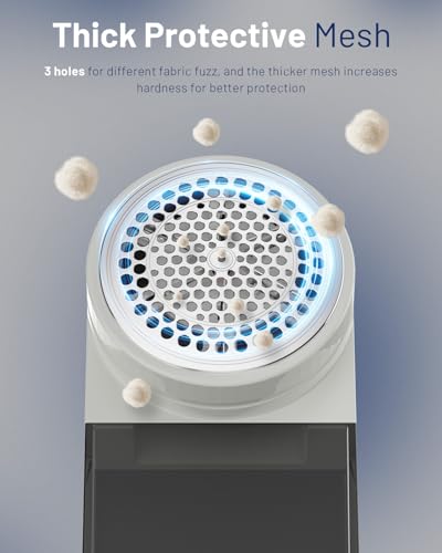 Image of BEAUTURAL Fabric Shaver and Lint Remover, Rechargeable Sweater Defuzzer