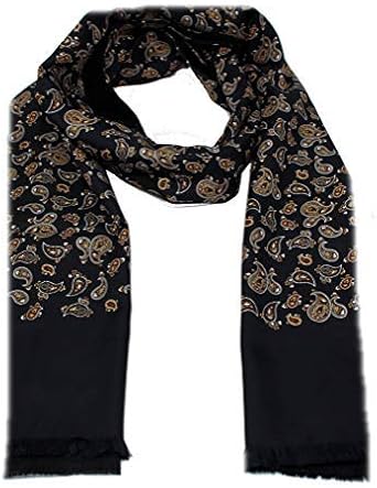 black paisley scarf