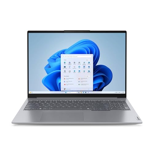 Image of Lenovo ThinkBook 16 Gen 7 16 inch Business Laptop - AMD Ryzen 5 7535HS - 16GB RAM - 512GB SSD - 1920x1200 WUXGA Touchscreen - Windows 11 Pro - Wi-Fi 6 - Fingerprint Reader - Ethernet, Arctic Grey