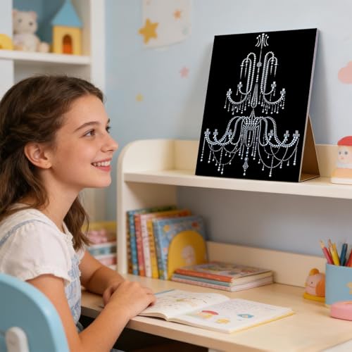 Cuadro para escritorio de arte con perlas ideal para decorar la habitación 7