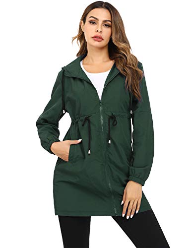 Manteau de pluie imperméable pour femme veste fine de transition Doaraha