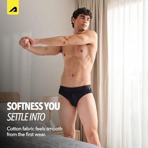 Image of Boldfit Briefs for Man Cotton Underwear for Men Breathable Anti Roll Waistband