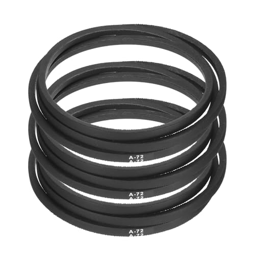 Image of uxcell 3pcs A72 or 4L740 Classic Wrapped Rubber V-Belt, 72 inch(1825mm) Inside Circumference, A Profile V Belt