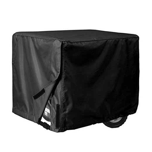 Porch Shield Waterproof Universal Generator Cover 38 x 28 x 30 inch - for Most Generators 5500-15000 Watt, Black