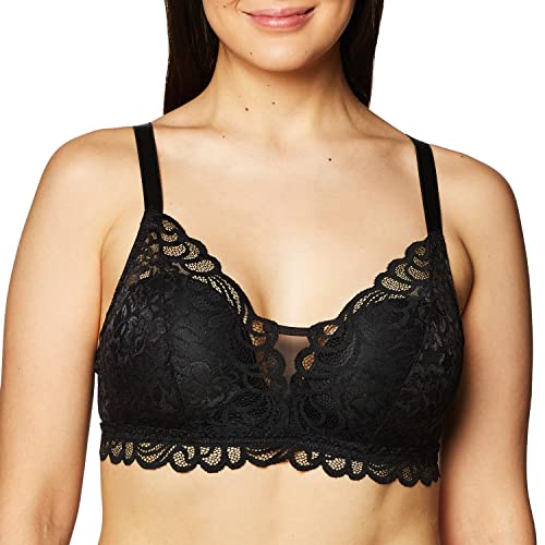Bali Womens Bali Women's Desire All Over Lace Wirefree Df6591 Bra, Black, X-Large Us #TOP1