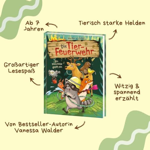Die Tier-Feuerwehr (Band 1) - Ein Waschbär greift ein: Rette gemeinsam mit Eddie den Wald! - Tierisch starkes Erstlesebuch von Bestseller-Autorin Vanessa Walder ab 7 Jahren – vue 2
