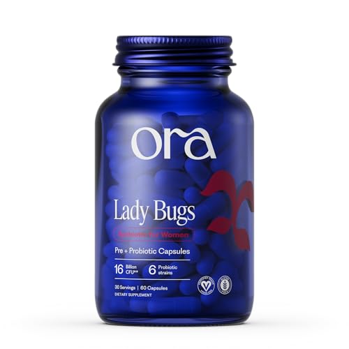 Ora Organic Vaginal Probiotics for Women, Lactobacillus crispatus, 60 Count