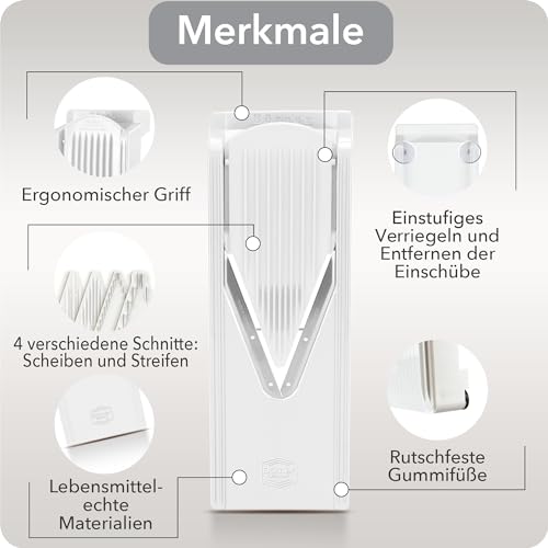 Börner Gemüsehobel V3 TrendLine Starter-Set für die Küche
