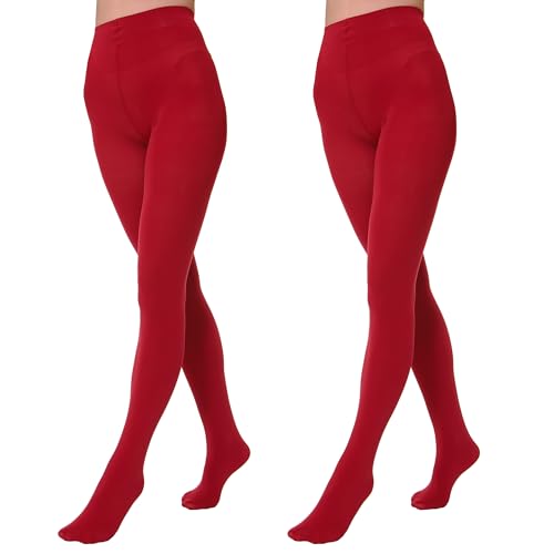 Image of EVERSWE 2 Pairs Pack Women's Opaque Tights