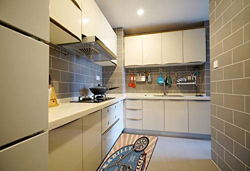 Tapis de cuisine antidérapant et imperméable lavable - 4