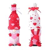 1 / 2 Win-Flasche Wine-Day-Set Couple Jackets Puppe gesichtslose Valentinstag Küche, Essen & Trinken Raj688