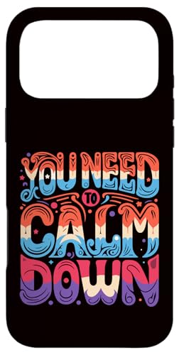 You Need To Calm Down Groovy ���g�� ���킢�� �ʔ��� �q�b�s�[ 60�N�� 70�N�� �X�}�z�P�[�X iPhone 17 Pro Max �p