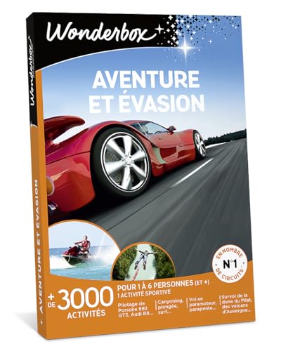 Wonderbox - Aventure Et Évasion - Coffret Cadeau - Idée Cadeau Aventure