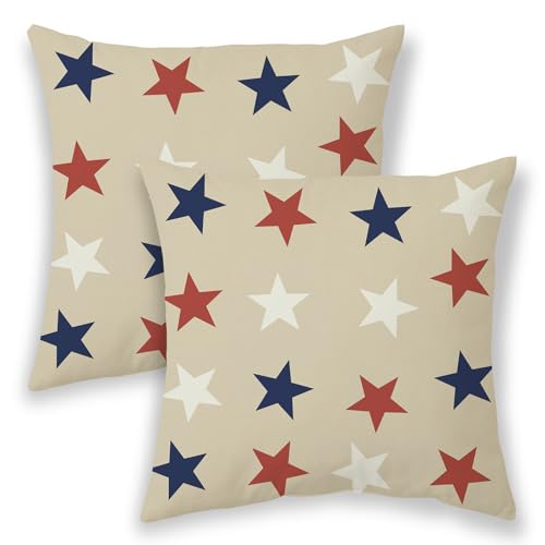 4th of July Pillow Covers 18x18, Memorial Day...