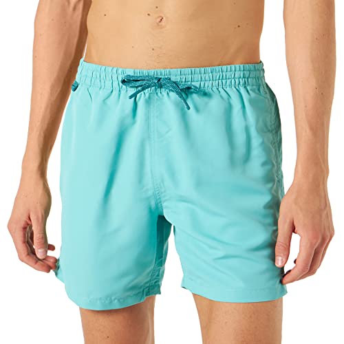 Springfield Maillot de Bain uni Basique, Vert, M Homme Cover