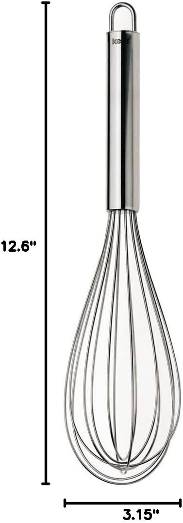 kela Egg Whisk Rondo 32cm of Stainless Steel matt, 32 x 8 x 8 cm, Silver