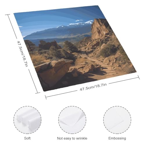 Servilletas de Tela Pikes Peak Colorado 4 uds miniatura 2