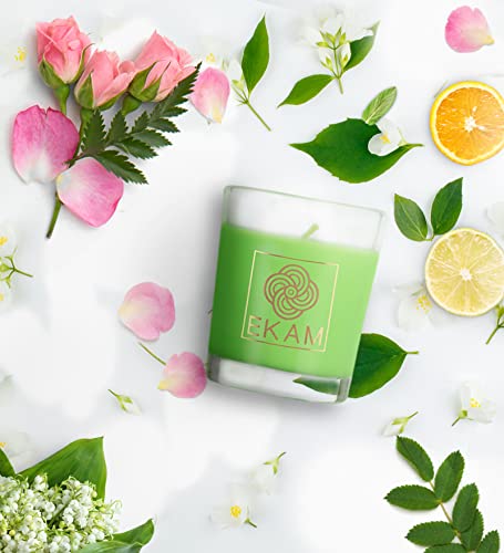 Image of EKAM Jasmine Scented Votive Candle - 40 Grams Each - 10 Hours Burn Time - Ideal for Diwali, Home Decor & Gifting