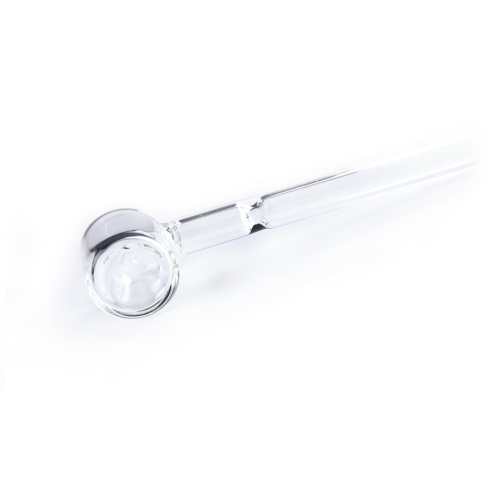 HIBRON Pipa de Vidrio para Fumar, Portátil, Fácil de Limpiar y Llevar, Ideal para una Experiencia de Fumado Relajada (Pequeño, 12)