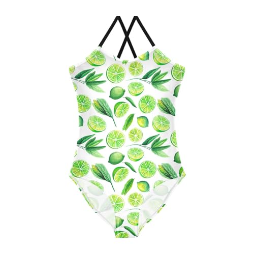 Image of Girls One Pieces Swimsuit Cute Beach Swimwear with Adjustable Strap 3-10 Years