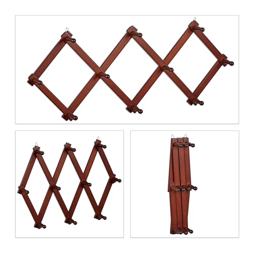 Perchero de pared extensible para solucionar la falta de espacio en entrada 7