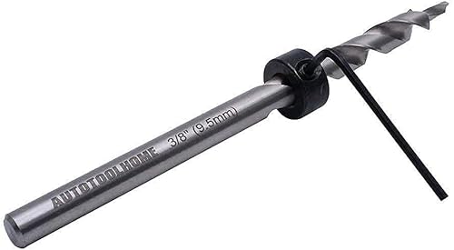 Miniatura 8 de AUTOTOOLHOME Broca de 38" con cuello de tope de profundidad, 6.5 pulgadas de longitud, paso de giro de repuesto para agujero de bolsillo manual Jig