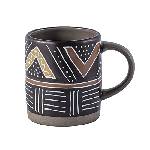Antowall Ceramic Coffee Mugs 16 Oz Large Office Tea Cup Personalized Gifts Funny Cappuccino Espresso Latte Household Handmade Big Coffee Mugs For Man And Woman (Black) #TOP7