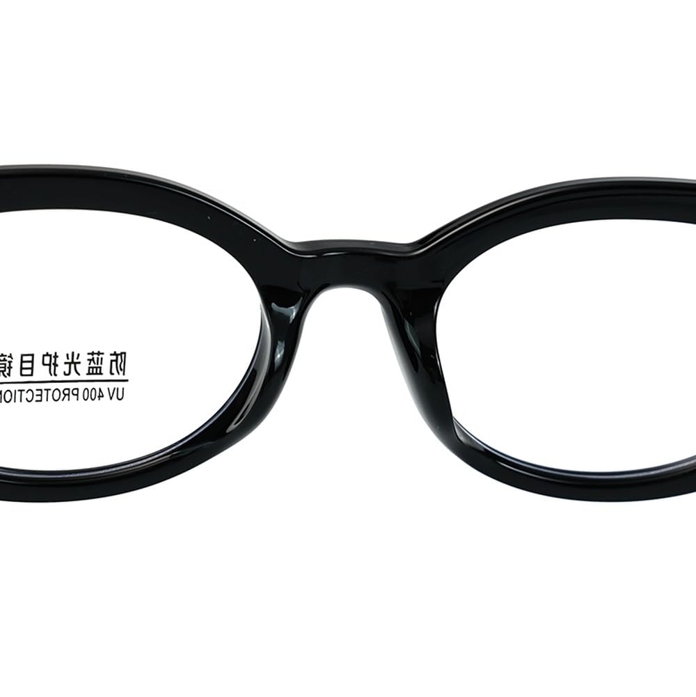 okulary owalne unisex przezroczyste soczewki modne okulary rama kobiety octan styl męskie prezenty