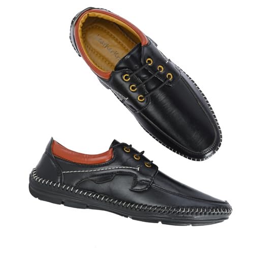 Image of Leatherkraft Formal Lace-Up Derby Shoes