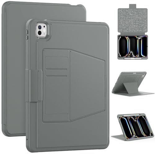 Housse iPad Pro 13 M4 M5 avec support multi-angles et porte-stylo