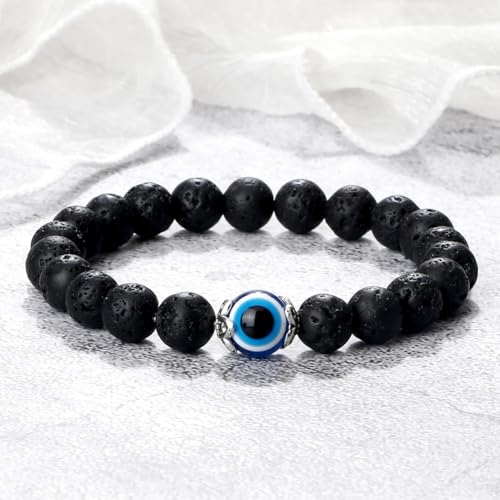 Evil Eye Stone Bracelet for Protection