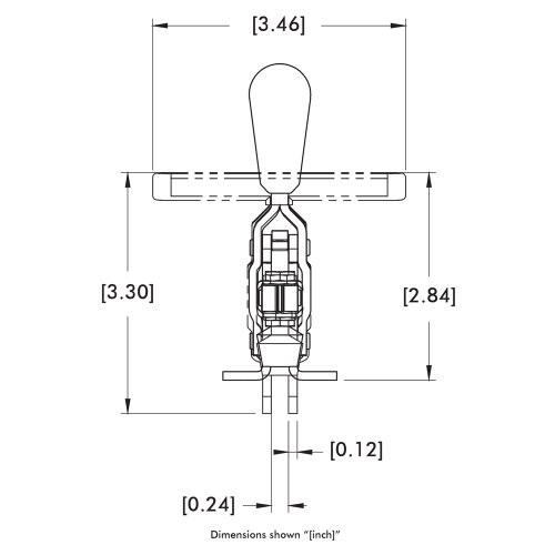 De-Sta-Co 202 Hold-Down Action Clamp #TOP3