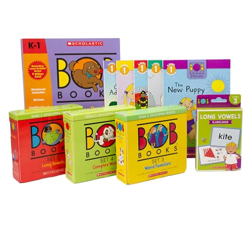 Bob Books Ensemble de lecteurs en développement Phase 3 : phoniques avancées longues voyelles