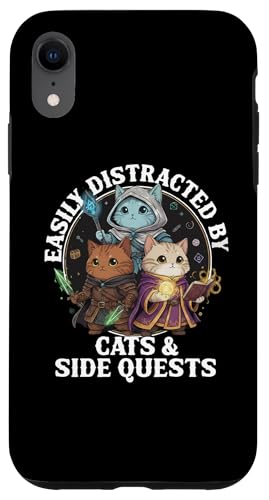 Cats Side Quest Disturted  ʔ ȃ[A X}zP[X iPhone XR p