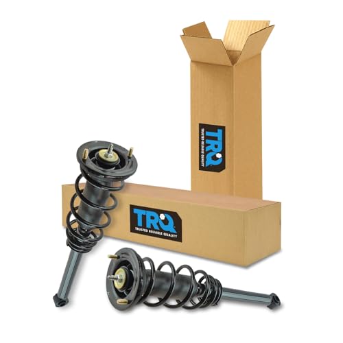 Image of TRQ Rear Quick Complete Shock Strut Spring Assembly LH Driver RH Passenger Pair 2pc Compatible with 2000-2005 Mitsubishi Eclipse