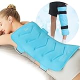 Relief Expert XXL Full Back Ice Pack Wrap, (13”x21”) - Reusable Ice Wrap for Back Discomfort and Musclar Fatigue- Cold Compress Therapy Gel Cold Pack for Full Body, Hip Leg - Blue