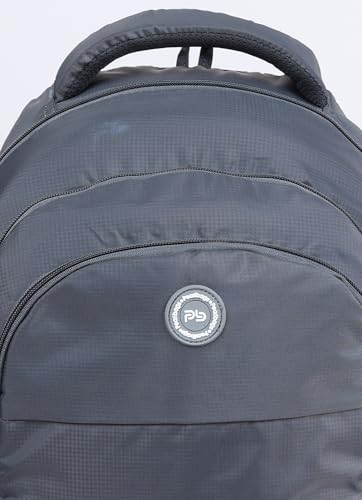 Image of PB Pearlbags FLAUNT 25L Solid Casual Backpack,3 Compartment,Premium Fabric,Water Resistant Anti Theft,School & College Bag for Boys and Girls,Office & Travel Bag for Men and Women,48X31X17 Cms
